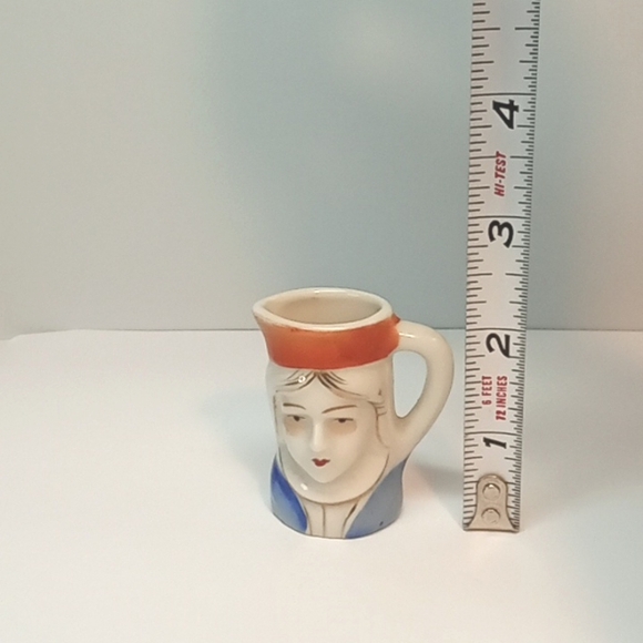 Vintage made in Occupied Japan mini Toby pitcher creamer. No flaws - Picture 4 of 5